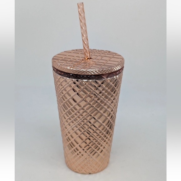 Starbucks Rose Gold Tumbler 16oz. Holiday Edition New! - Picture 2 of 5
